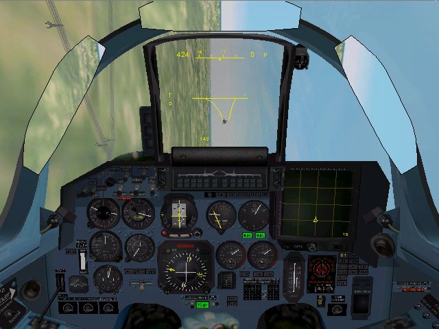 Su-33 Cockpit in the Flanker 2.0 (71KB)