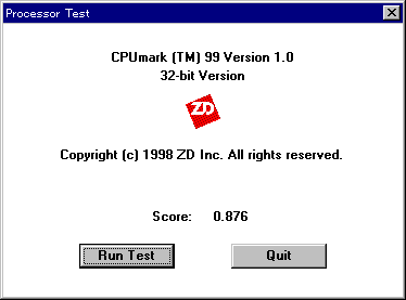 CPUmark99 1.0